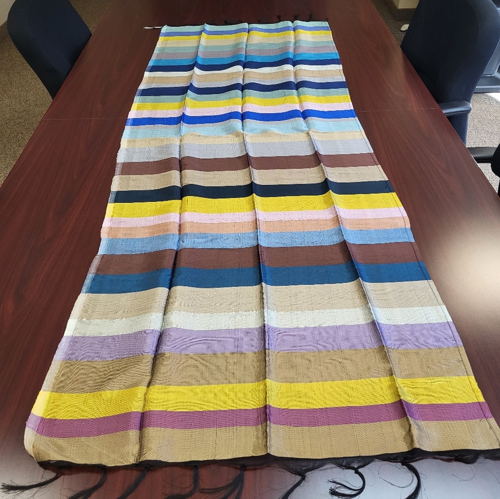 TABLE RUNNER 100% Raw Silk NWOT - Picture 1 of 8